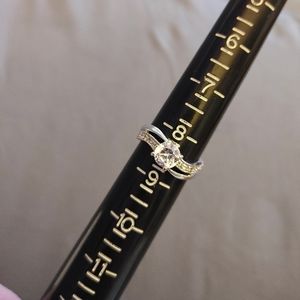 Sterling Silver Faux Diamond 8.5